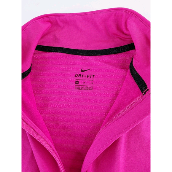Nike Dri FIT Pullover 1/4 Zip Casual Pink Women's Size Medium - Picture 6 of 6